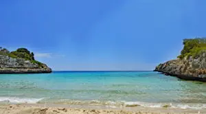 La Cala Anguila in the Balearic