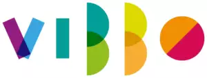 The logo for vibo, a real estate portal in Spain.