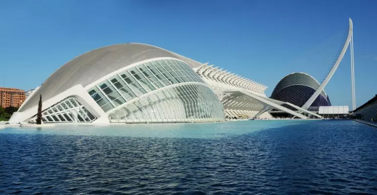 Tourist rental in the arts and sciences building, Valencia, Spain.