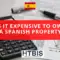 Cost of owning a Spanish property