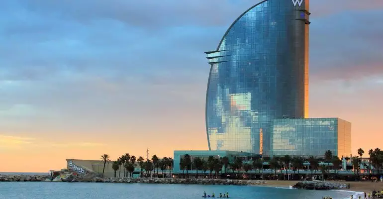 Barcelona beach view