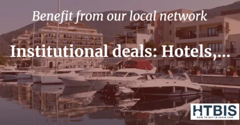 Benefit from our local network institutional deals in Spain.